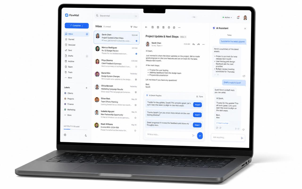 AI Mail Client preview